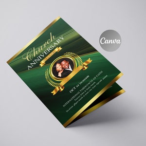 DIY Church Anniversary Program Template