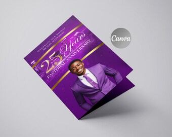 Church anniversary program, Pastoral Anniversary Program, Church Brochure program