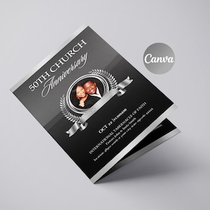 DIY Church Anniversary Program Template