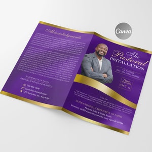 Pastoral Installation Service Brochure, Pastoral Installation Service Program