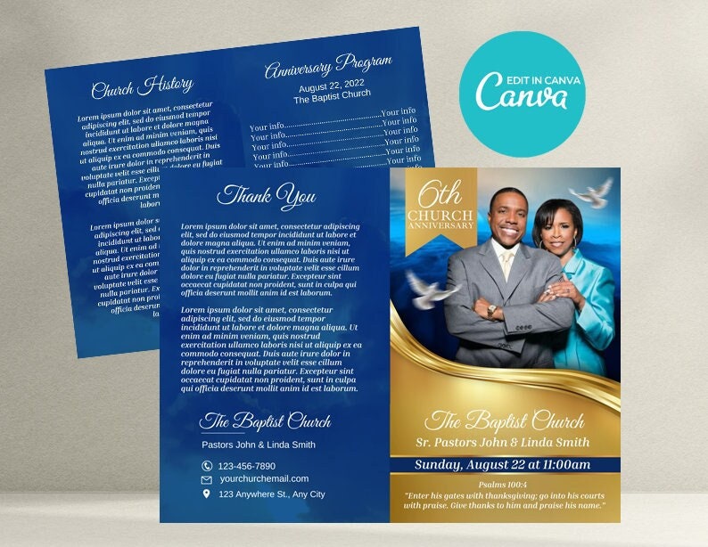 Church anniversary program