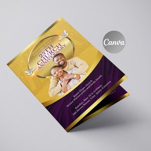 DIY Church Anniversary Program Template