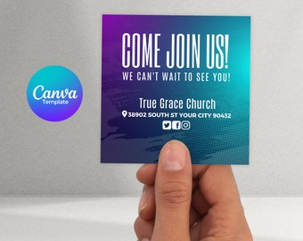 Church Invite Card Template
