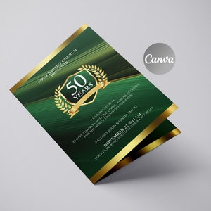 DIY Church Anniversary Program Template