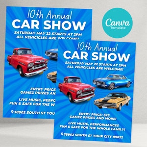 Car Show Flyer Template