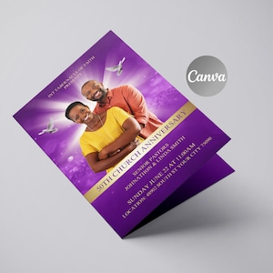 Church anniversary program, Church anniversary brochure, Pastoral anniversary program