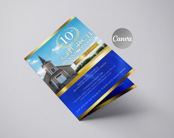 DIY Church Anniversary Program Template