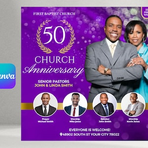 Folleto del aniversario de la iglesia