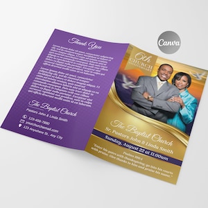 Church Anniversary Program Template