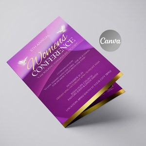 Womens Church Conference Brochure, Womens Church Conference Program
