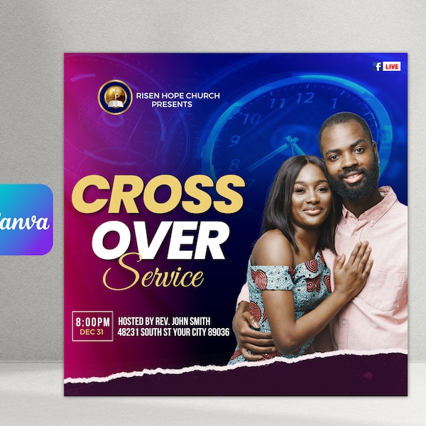 Church Crossover Service Flyer