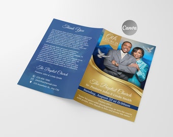 DIY Church Anniversary Program Template