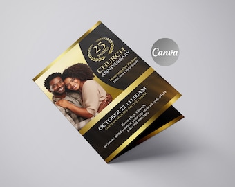 DIY Church Anniversary Program Template