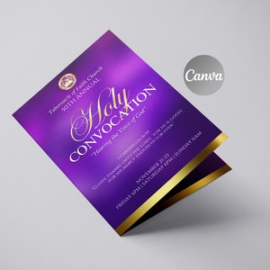 Holy Convocation Church Brochure, Holy Convocation Church Program
