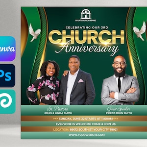 Flyer anniversaire de l'église