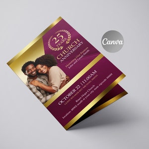 DIY Church Anniversary Program Template