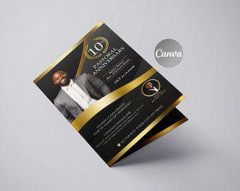 Church Anniversary Program, Pastoral Anniversary Program, Church Anniversary Brochure, Pastoral Anniversary Brochure