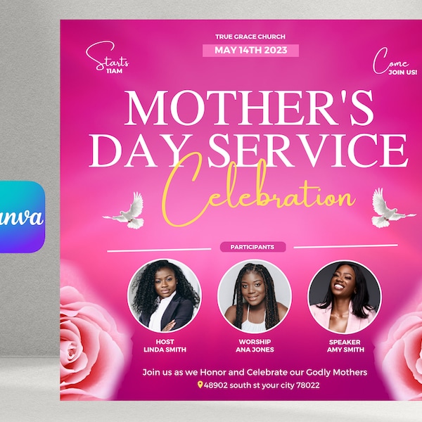 Mother Day Church Flyer