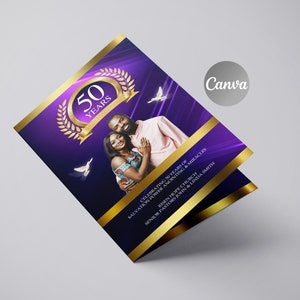 DIY Church Anniversary Program Template