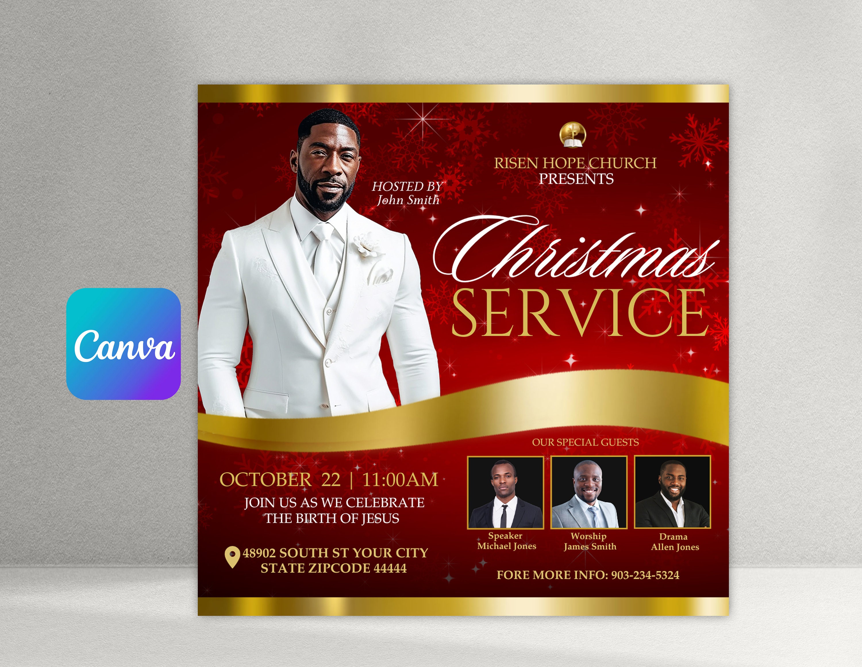 Christmas Church Flyer