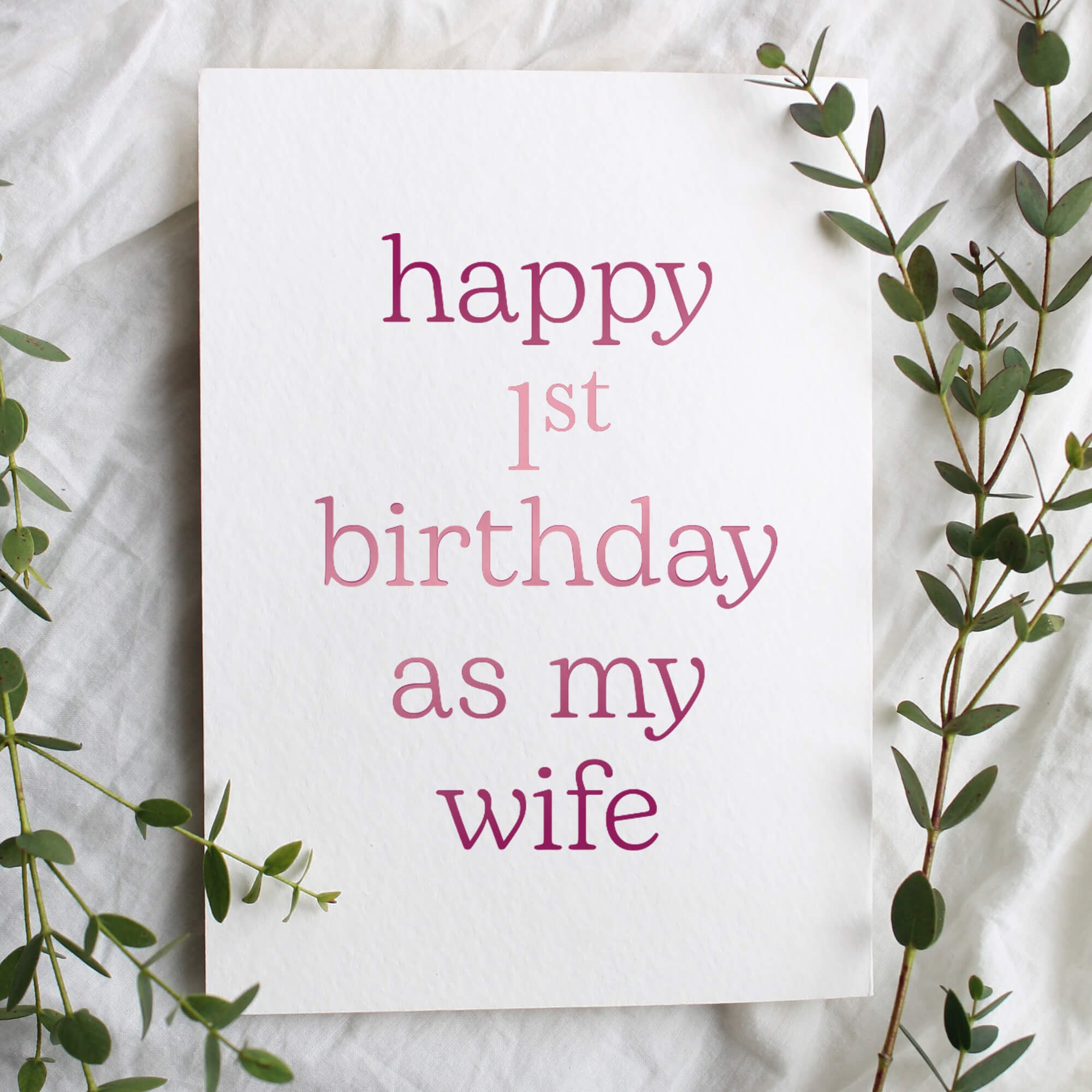 1st Birthday Wishes For Wife After Marriage For Wife First