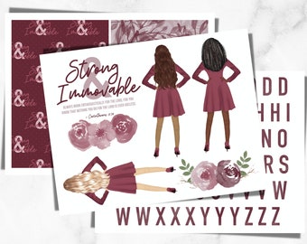 Journalisation biblique imprimable | 1 Corinthiens imprimable, journalisation biblique fille, journal biblique floral, téléchargement immédiat, journalisation biblique