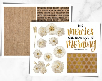 Journalisation biblique imprimable | Lamentations Printable, vintage Bible Journaling, Junk Journal Printable, Instant Download, Bible Journal