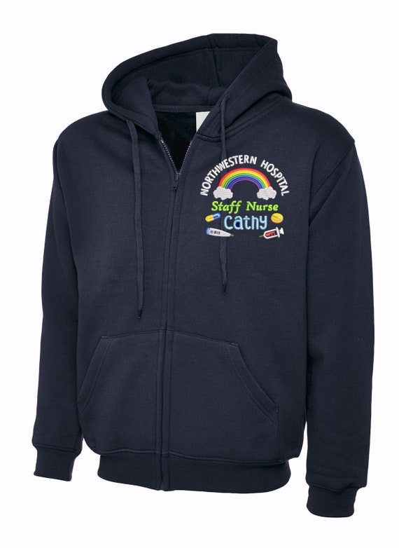 Nhs embroidered hoodies deals