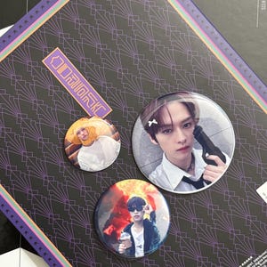 Stray Kids Buttons | Pin buttons | Kpop buttons | Lunar Rose Studios