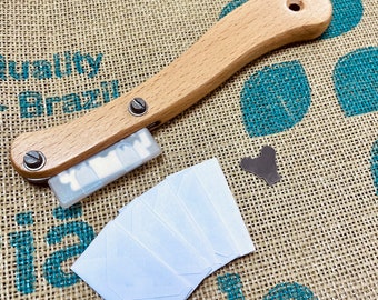 Handmade Wooden Bread Lame – Sourdough Scoring Tool with 5 Blades