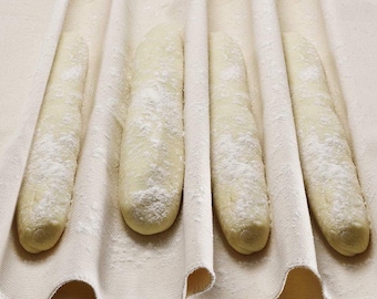 Broodrijsdoek Couche Bakers Grote bakproefdoek voor stokbrood Rijs broodbrooddeeg alle natuurlijke onbehandelde baguettes broden