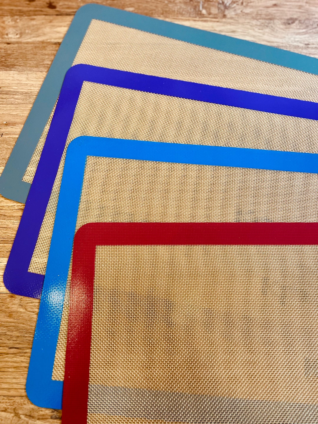 Premium Set of 4 Large Silicone Baking Mat for Home Baking Etsy