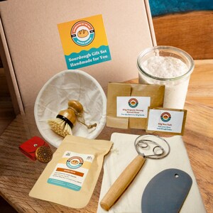 Supreme Sourdough Starter Kit Gift Box Set - Perfect Gift for Making Artisan Sourdough Bread at Home