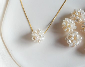 Echter Süßwasser-Sternperlen-Anhänger, verstellbare Stern-Barock-Perlenkette, zierliche Perlenkette, Geschenk für sie, hochwertiger Perlenanhänger