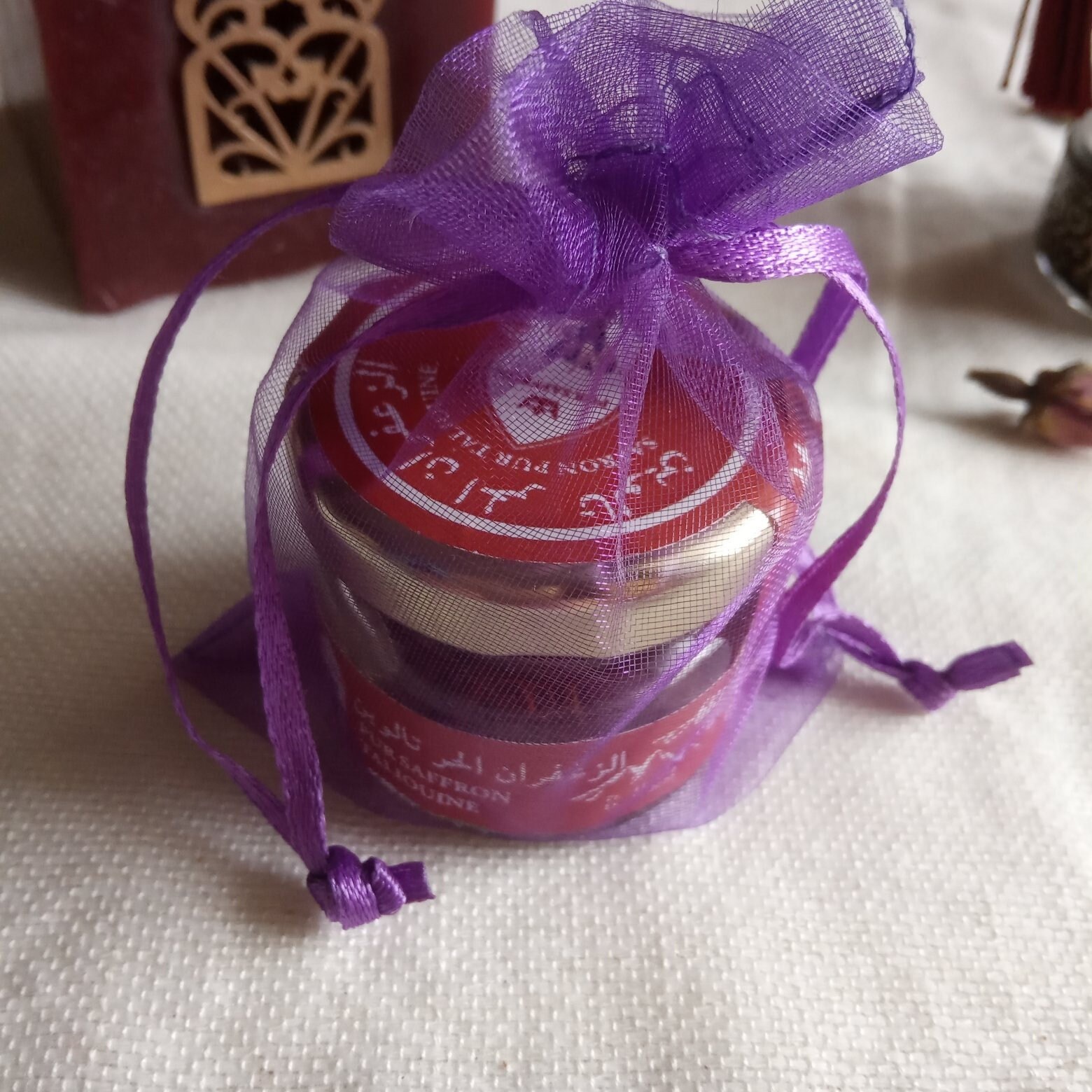 1 G Safran Bio Taliouine, L'or Rouge Du Maroc, Safran Saveur, Épice 100% Pur, La Plus Chère Monde, F