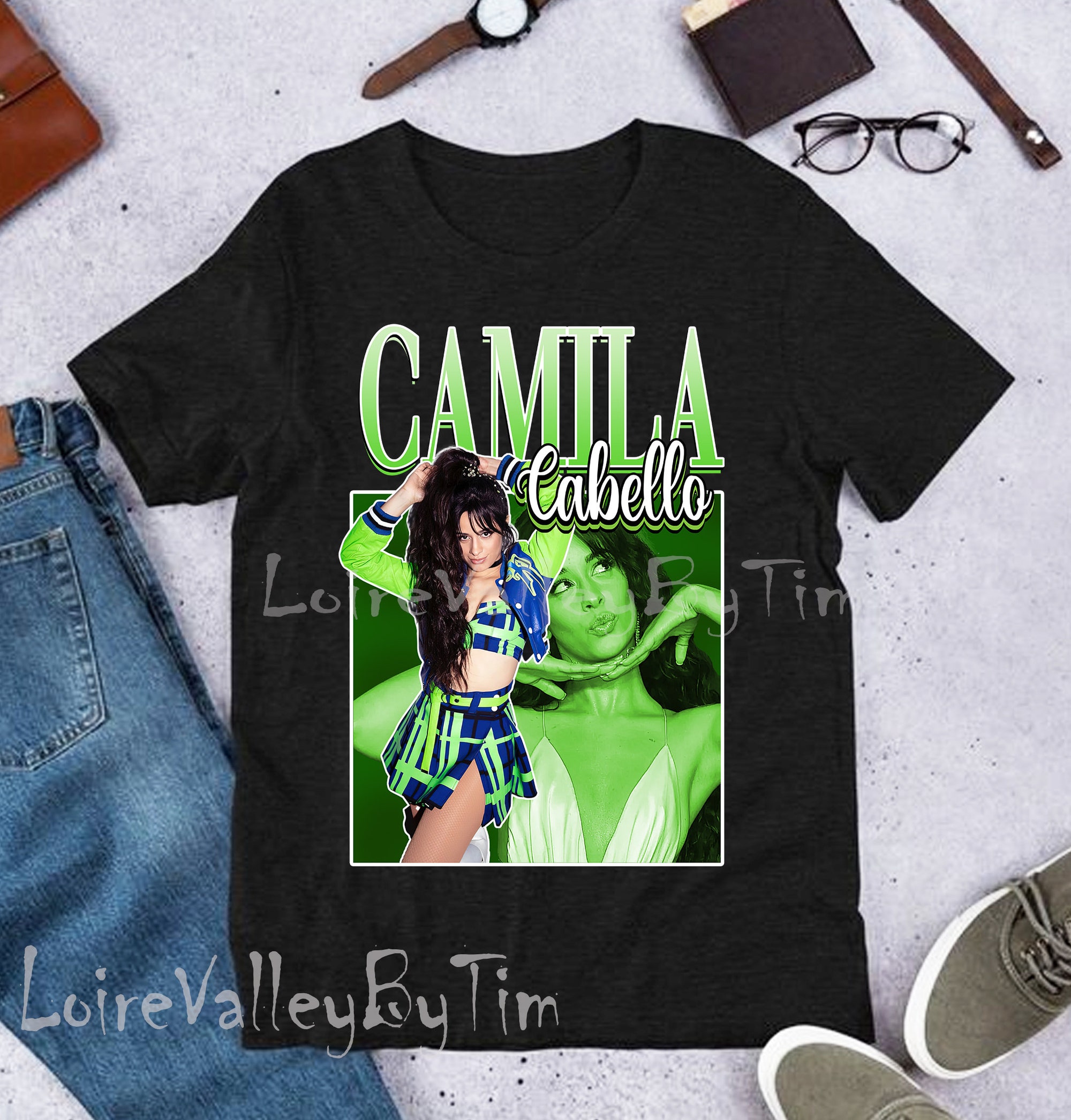 Camila Cabello Singer Vintage Vintage 90er Rap T-Shirt Camila Cabello Singer Vintage Vintage 90er Rap T-Shirt