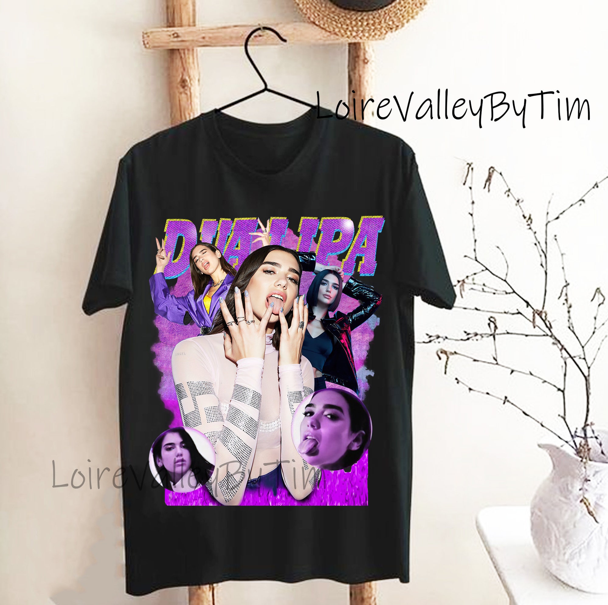 Vintage Dua Lipa Bootleg vintage 90er Jahre Stil Unisex Tshirt Vintage Dua Lipa Bootleg vintage 90er Jahre Stil Unisex Tshirt