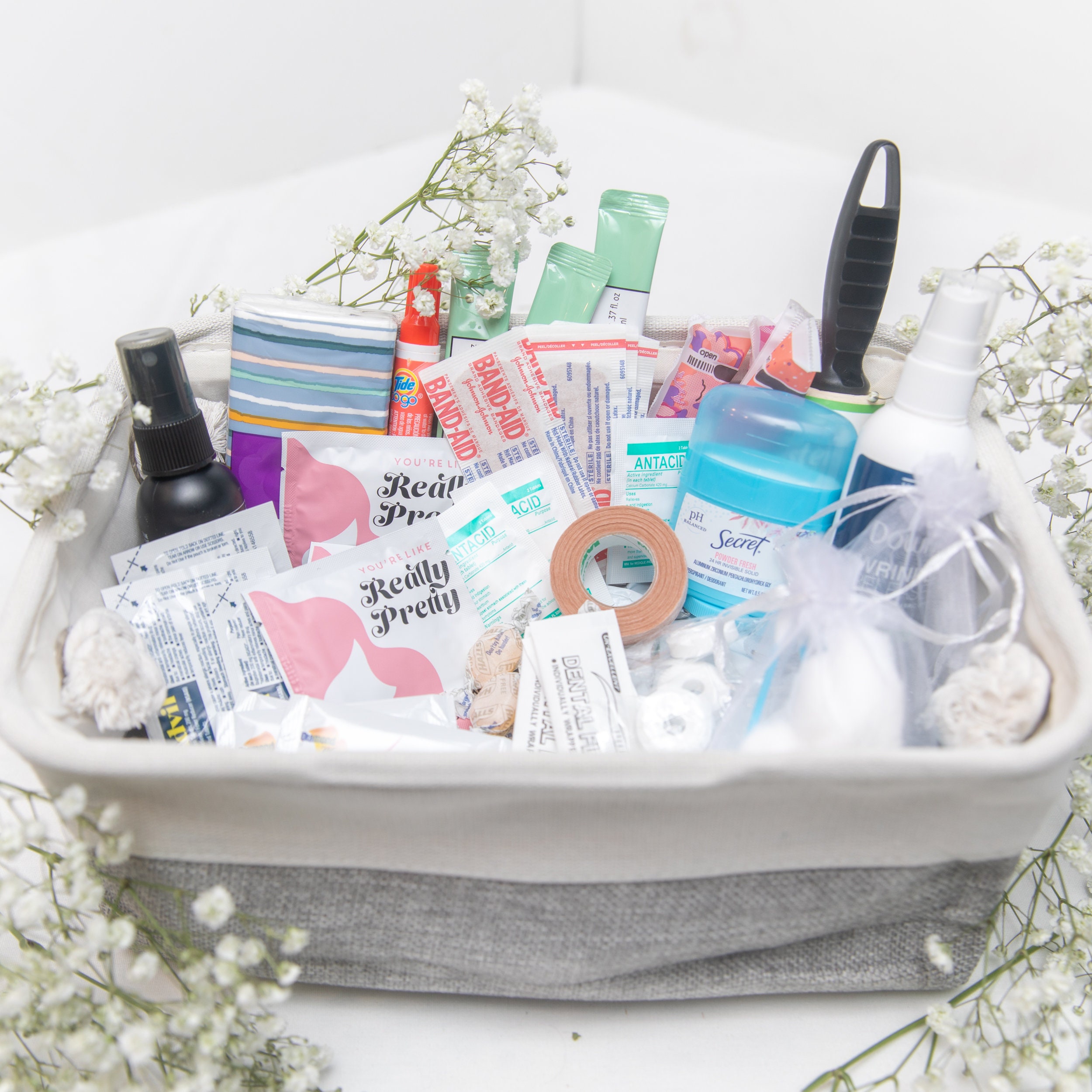 Wedding Bathroom Basket Kit Guide, Products