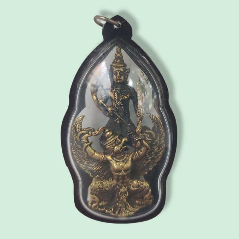 buddha talisman narayana on garuda bird pendant talisman thai amulet protection block black magic powerful vishnu hindi divinity pendant.jpg