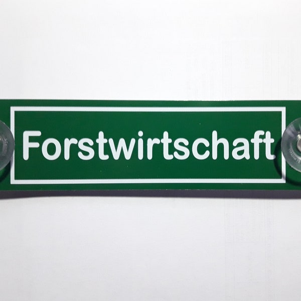 Landwirtschaft, Forstwirtschaft, Jagdschutz, Hinweisschild ALU 200 x 50 mm stabil, witterungsfest