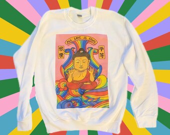 Sweater Unisex <The Pride Buddha>, made to order