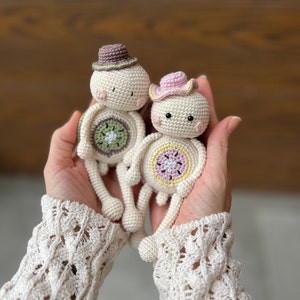 Haakpatroon schildpad amigurumi: downloadbare pdf-zelfstudie voor kinderen