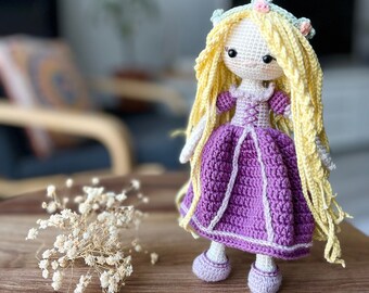Amigurumi Doll  /  Stuffed Toy  /  Princess Doll