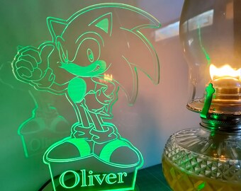 Sonic the Hedgehog 3d Lamp rgb