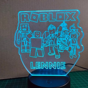 blox cartoon gaming light acrylic 3d led