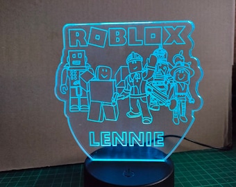 blox cartoon gaming light acrylic 3d led