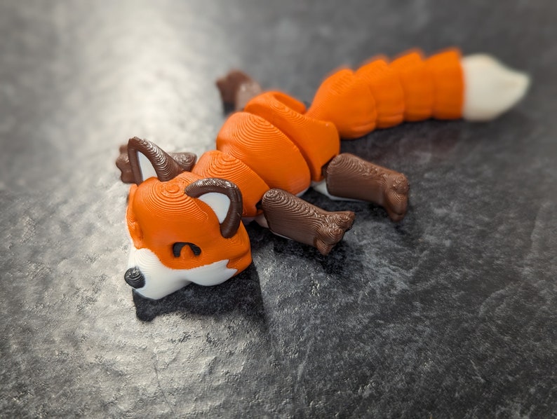 3D Printed Articulating Raccoon - Etsy