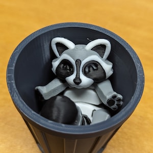 3D Printed Articulating Raccoon!!!!