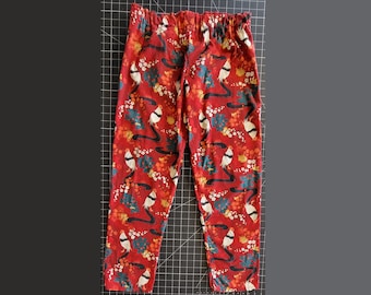 Big Red Cock PJ Pants - 100% Cotton - Small