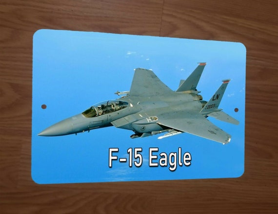 F 15 Eagle Us Air Force Mcdonnell Douglas Jet Fighter Airplane Etsy